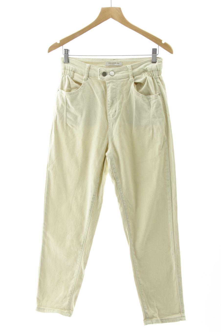 Vaquero de Zac & Zoe de la talla 40, de color beige de ropa vaquera