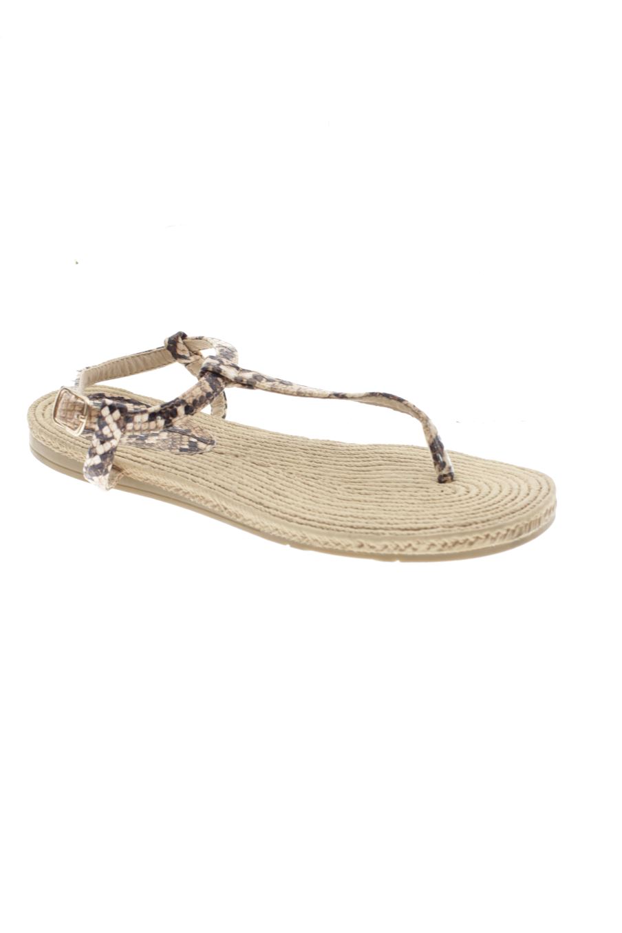 Sandalias planas de Bosanova de la talla 37, de color animal print de