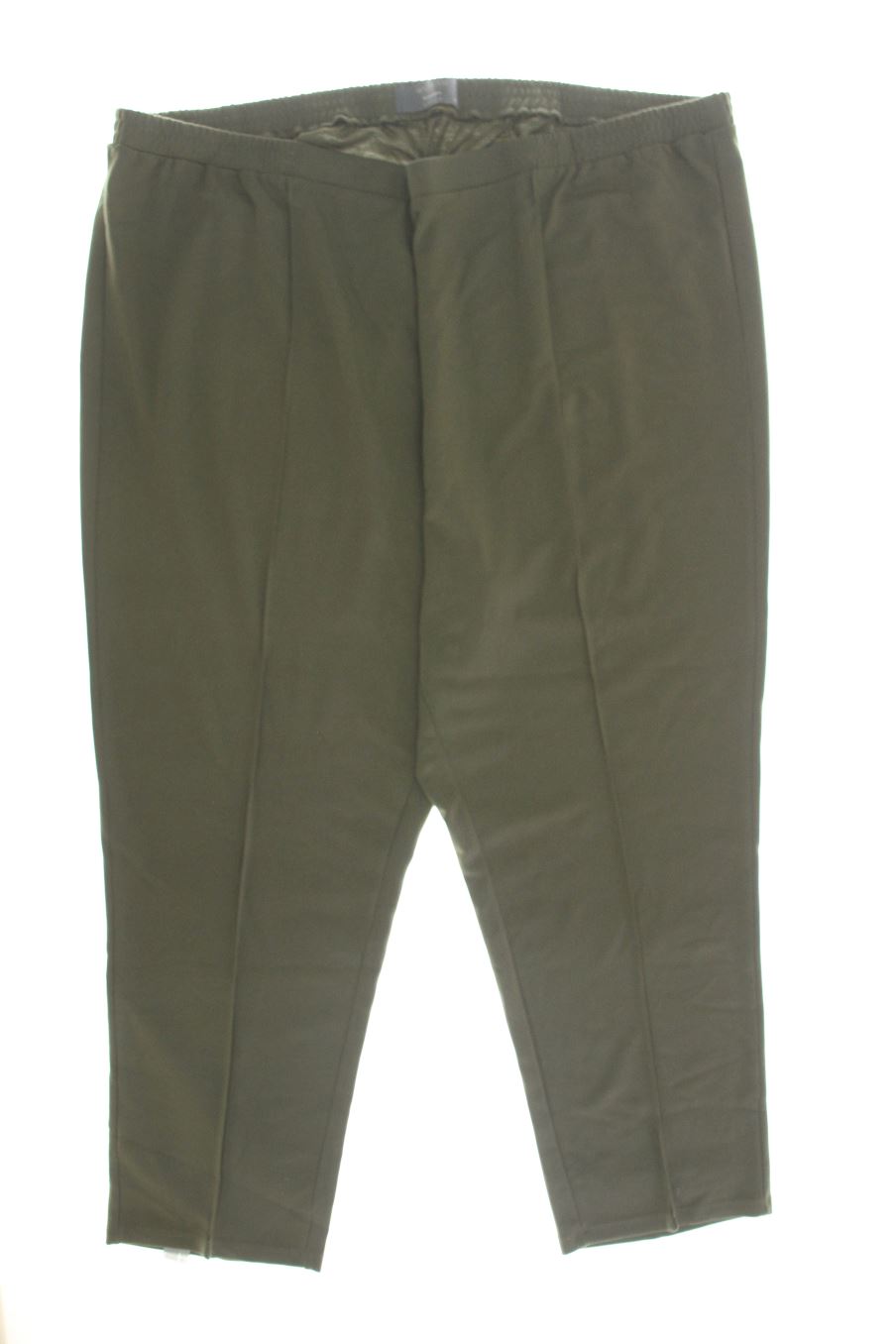 Pantalón Casual de El Corte Ingles de la talla SUPER XXL, de color verde