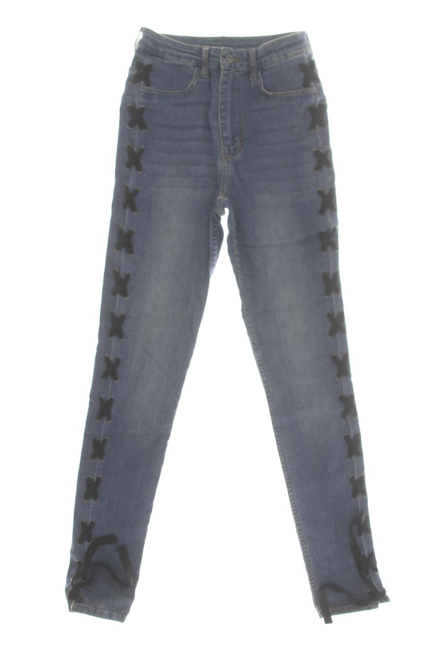 Jeans H&M de la taille 36, de couleur bleu de denim