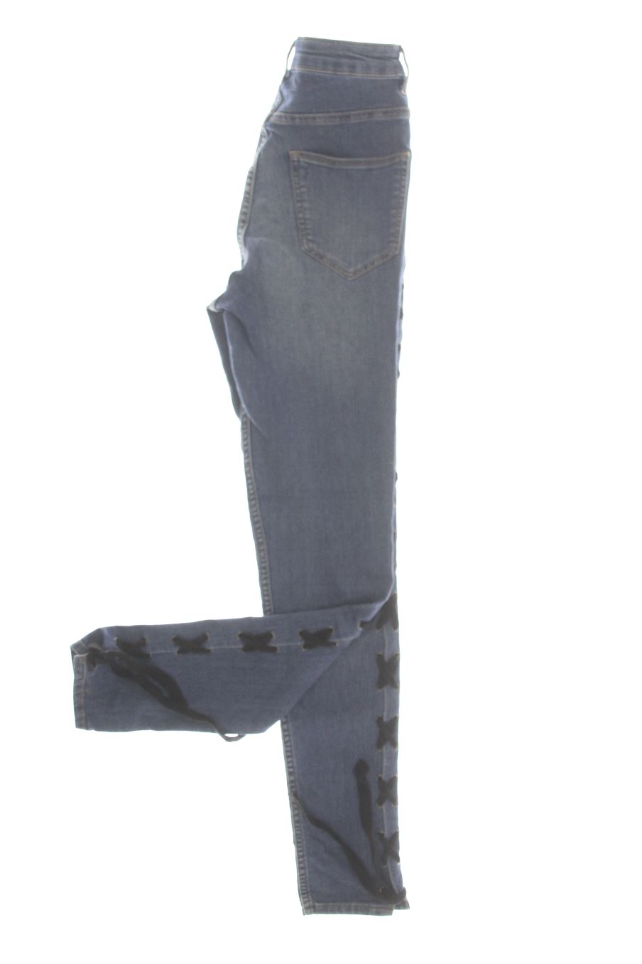 Jeans H&M de la taille 36, de couleur bleu de denim