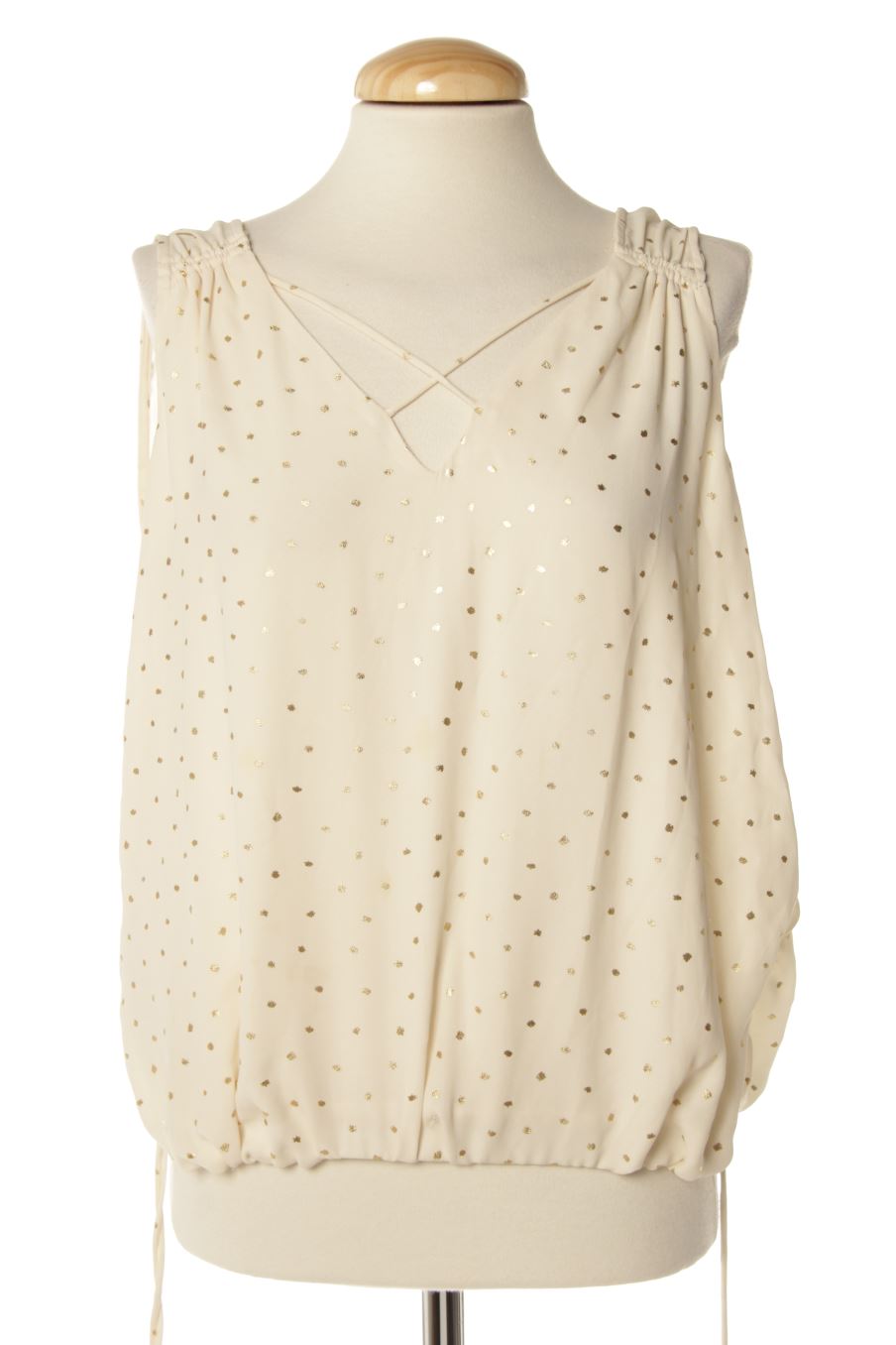 Top de Zara de la talla L, de color beige