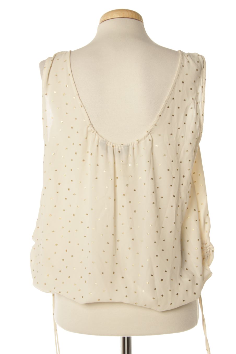 Top de Zara de la talla L, de color beige