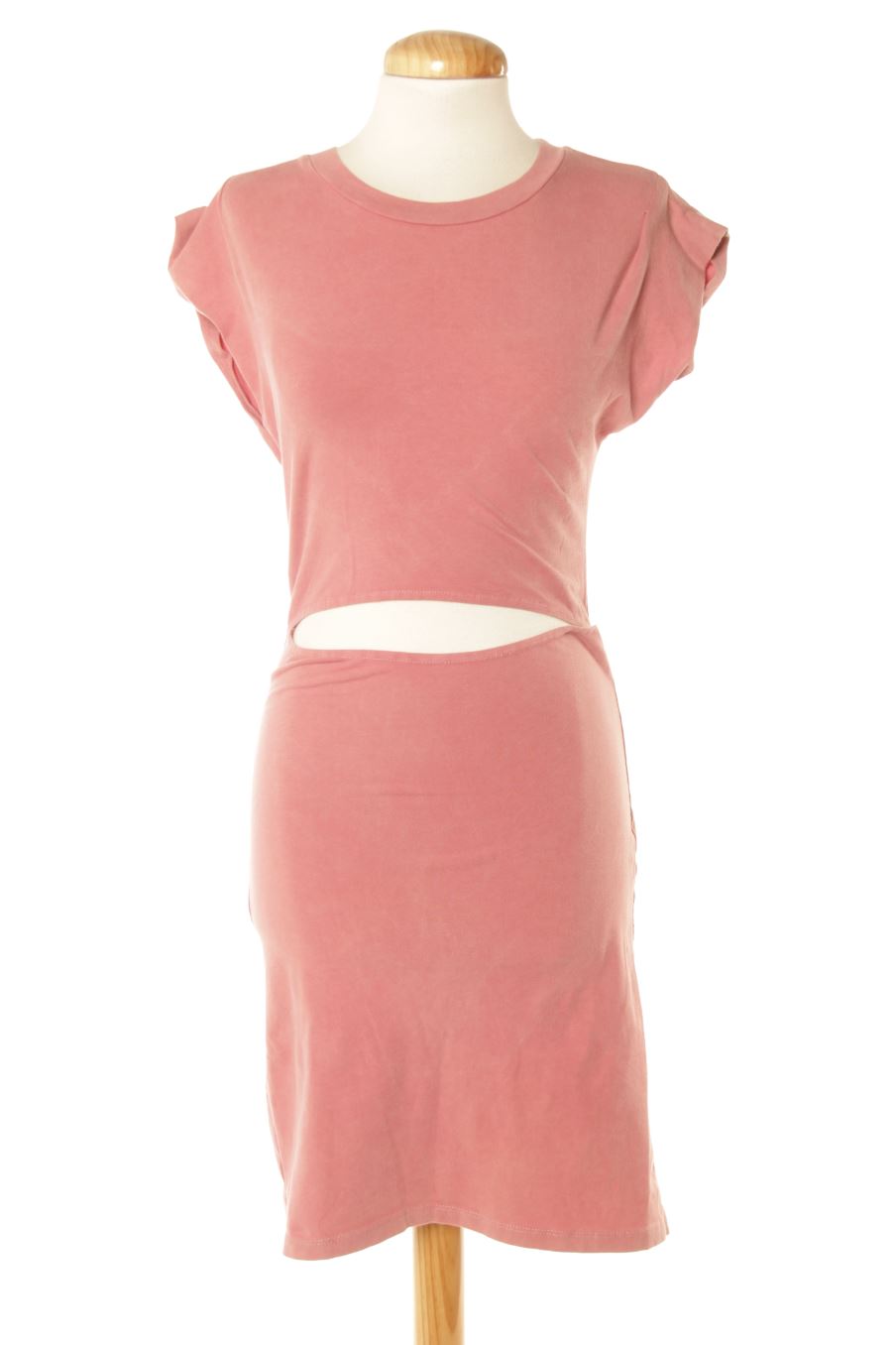 Robe casual Bershka de la taille M de couleur rose