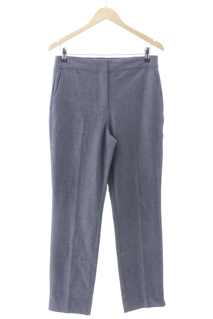 Pantalón de Mango de la talla 40, de color gris