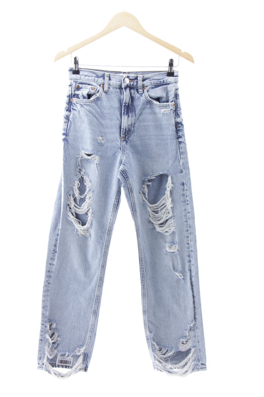 Vaquero de Zara de la talla 34, de color azul de ropa vaquera