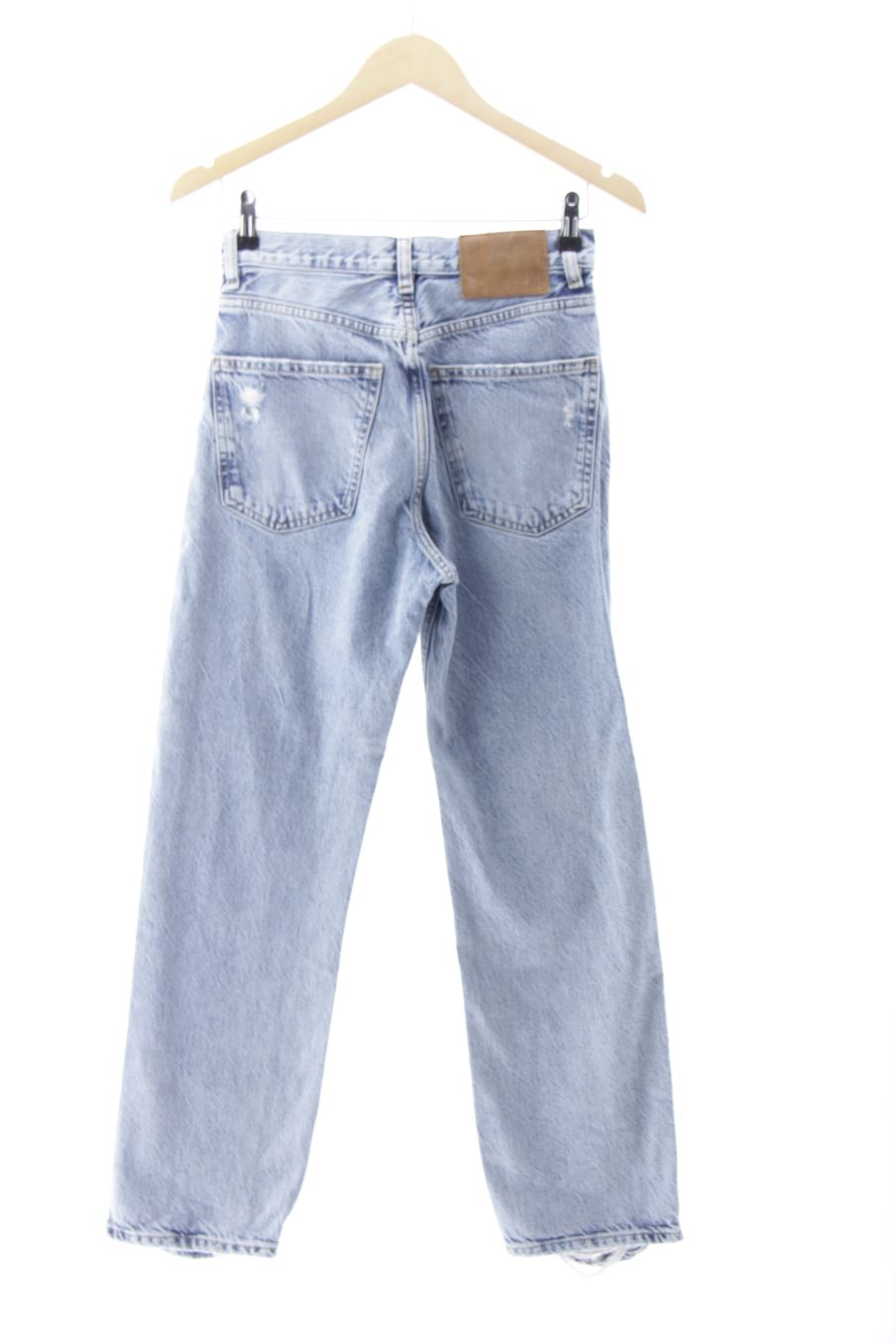 Vaquero de Zara de la talla 34, de color azul de ropa vaquera