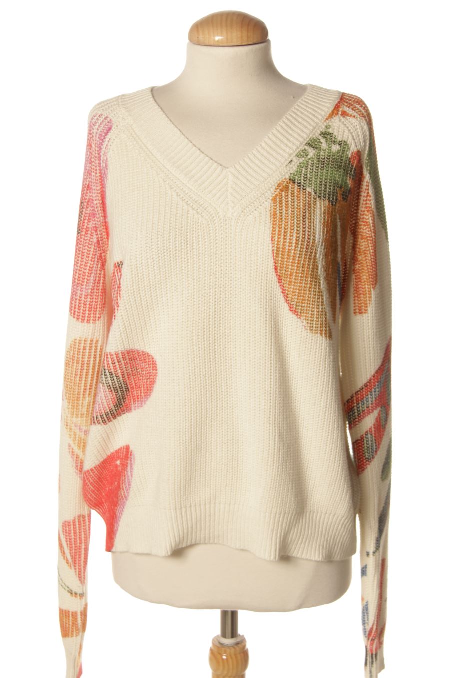 Pull Desigual de la taille M, de couleur blanc