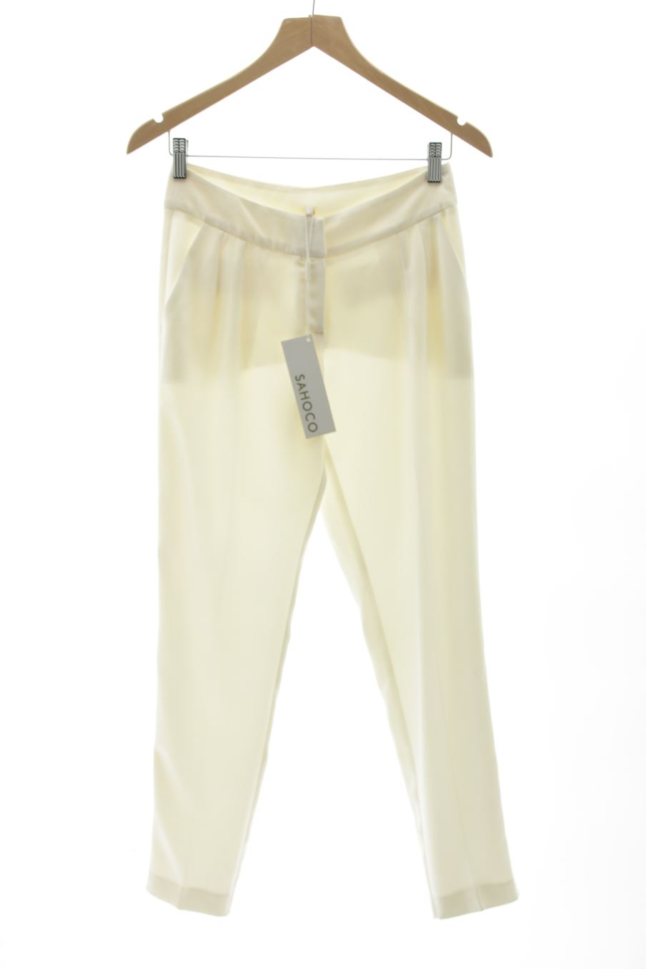 Pantalon Casual Sahoco de la taille S, de couleur beige
