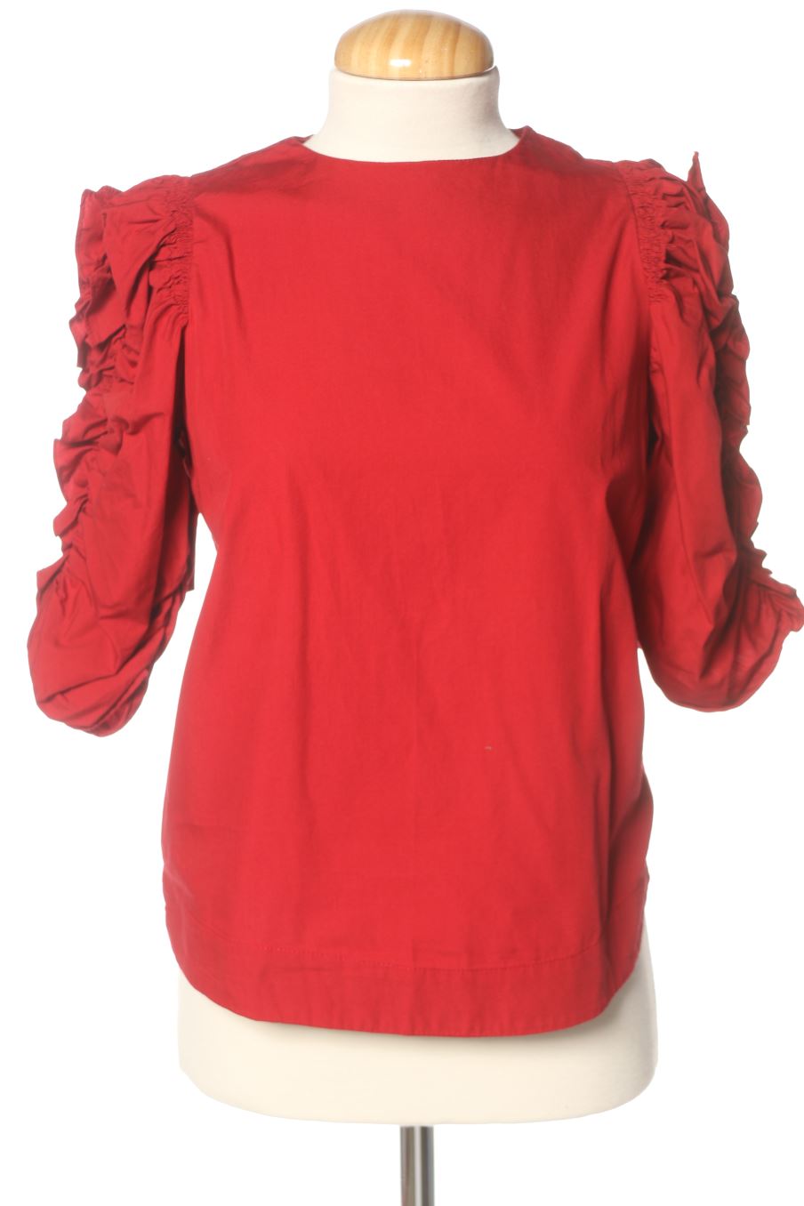 Blouse à manches longues MANGO SuiT de la taille XS, de couleur rouge