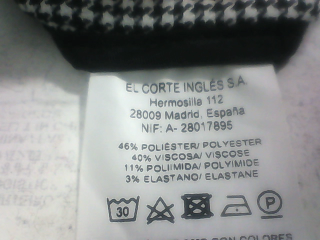 Pantalones de Fórmula Joven de la talla 38, de color negro