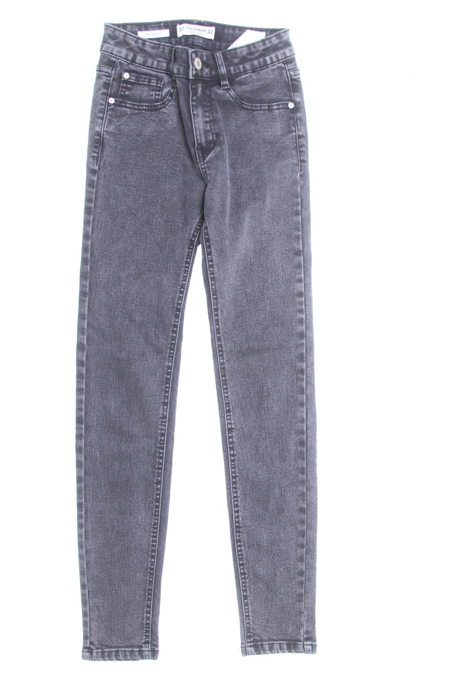 Jeans Pull & Bear de la taille 32, de couleur gris de denim