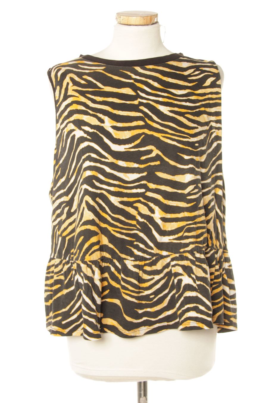 Camiseta sin mangas de ASOS de la talla 46, de color animal print