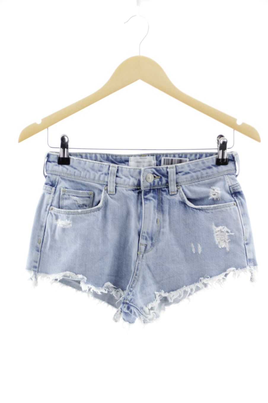 Kurze Hose von Bershka Größe 34, Farbe Blau, aus Jeanskleidung für