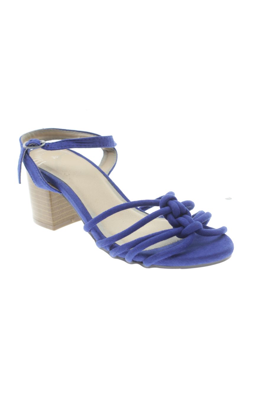 Sandalias tacon de PERCENTIL de la talla 36, de color azul de