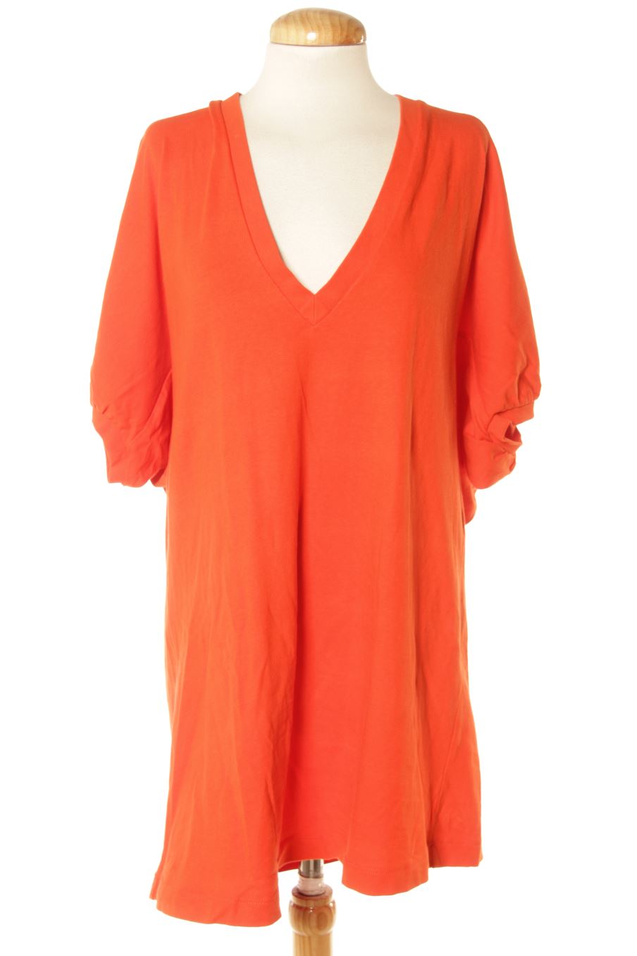Robe casual Zara de la taille S, de couleur orange