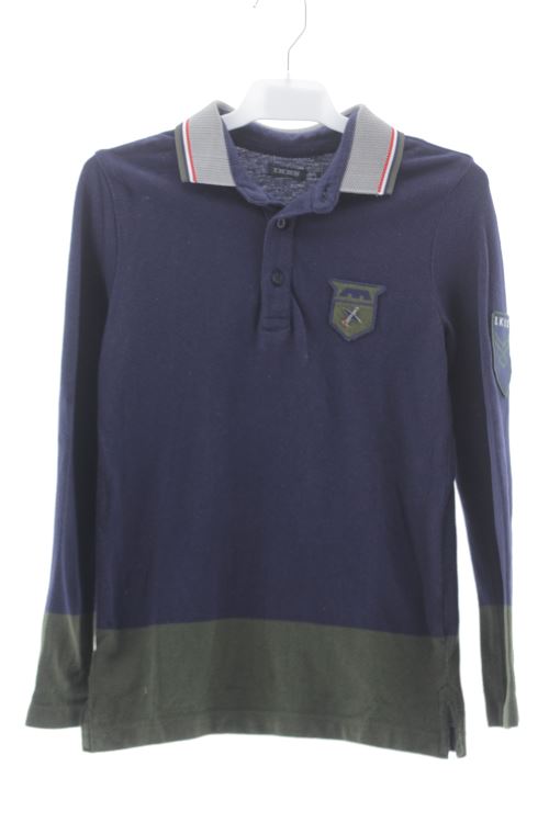 Langärmeliges Poloshirt