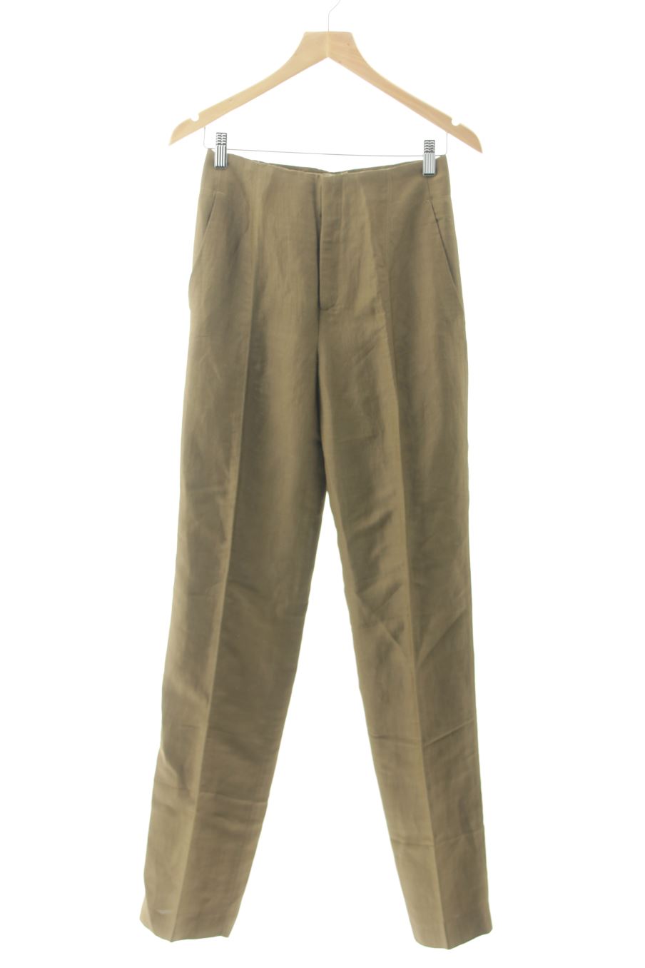 Pantaloni de Zara de la talla 34, de color marrone