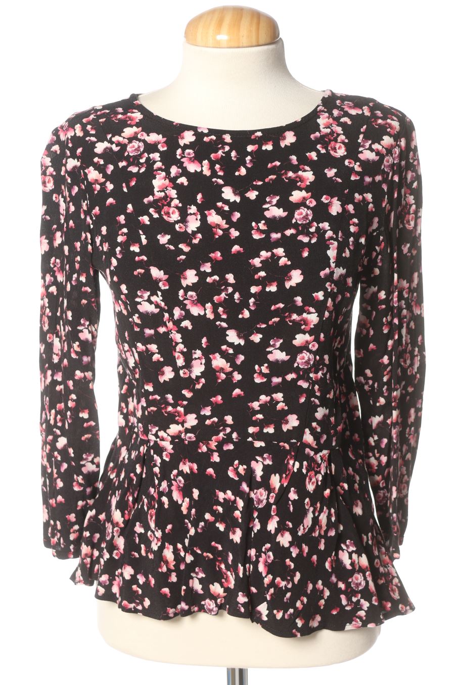 Blouse à manches longues Bershka de la taille S, de couleur imprimés
