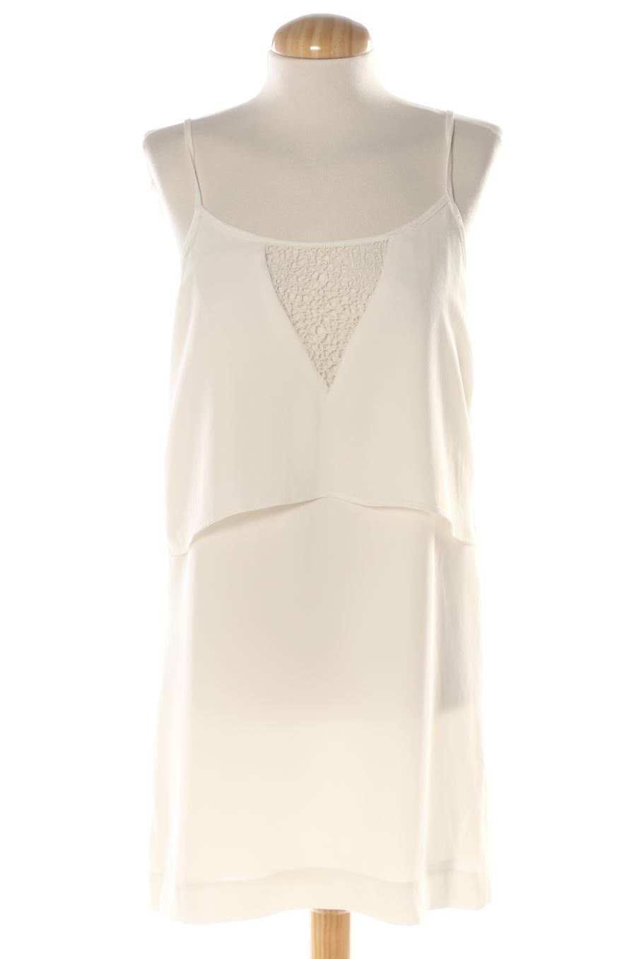 Robe casual MANGO SuiT de la taille XS, de couleur blanc