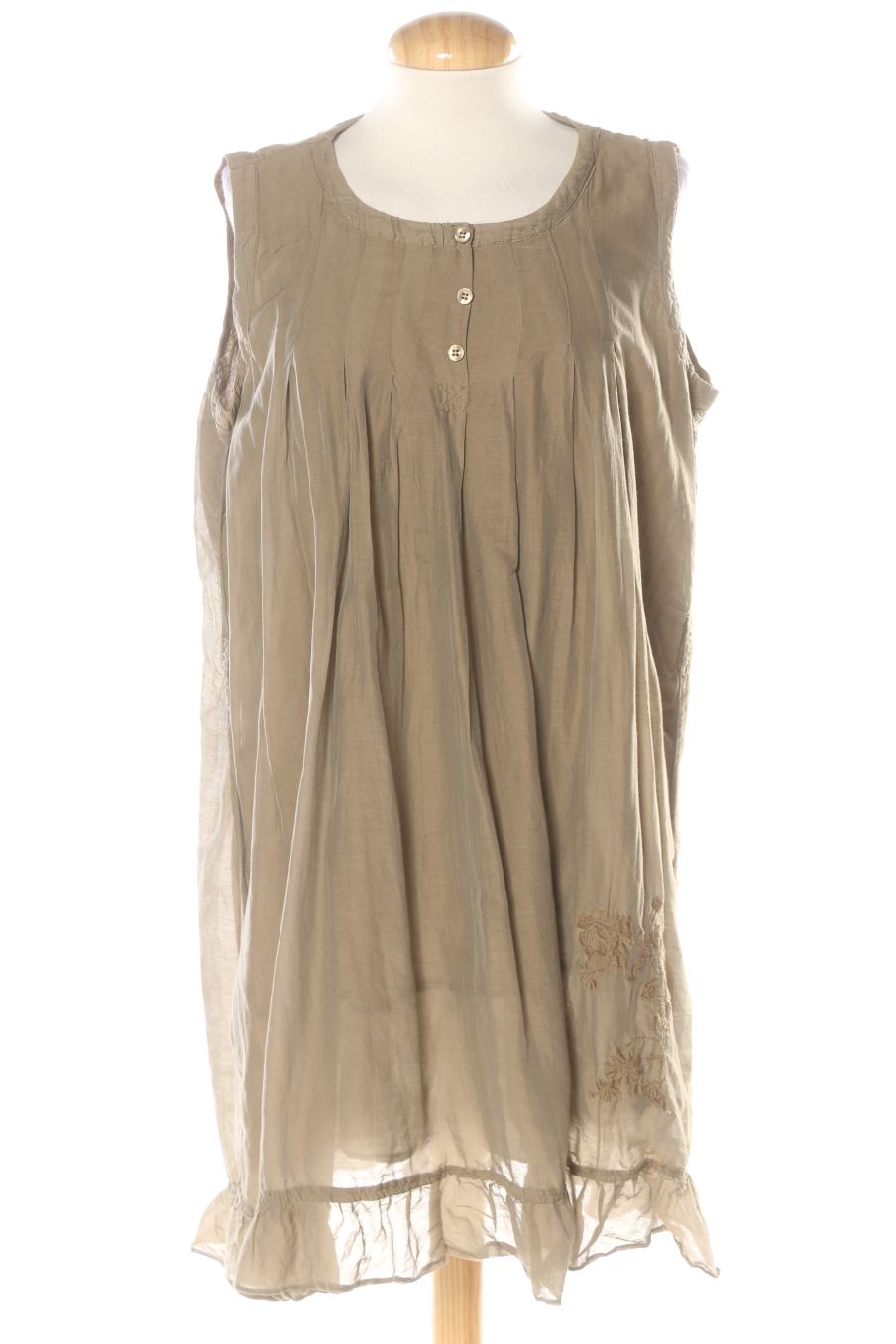 Vestido casual de LAK LOOK de la talla XL, de color marrón