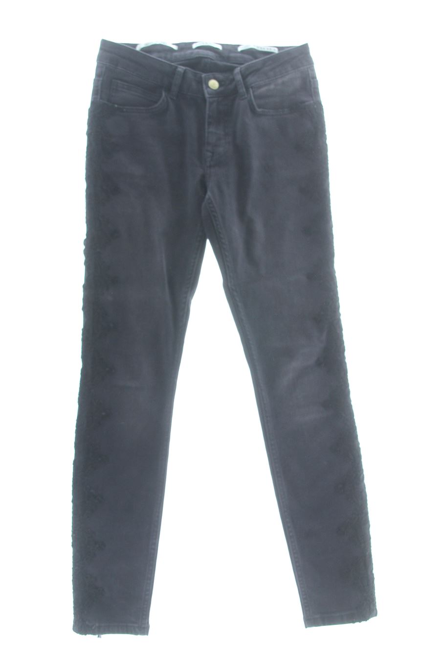 Jeans SUITEBLANCO de la taille 36, de couleur noir de denim