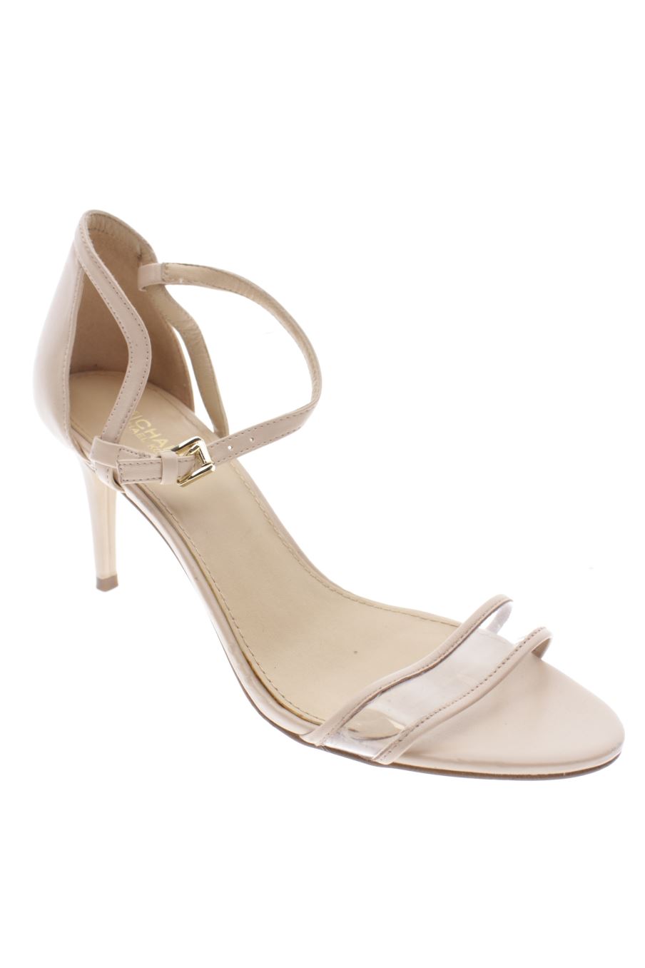 Sandalias tacon de Michael Kors de la talla 40, de color beige de