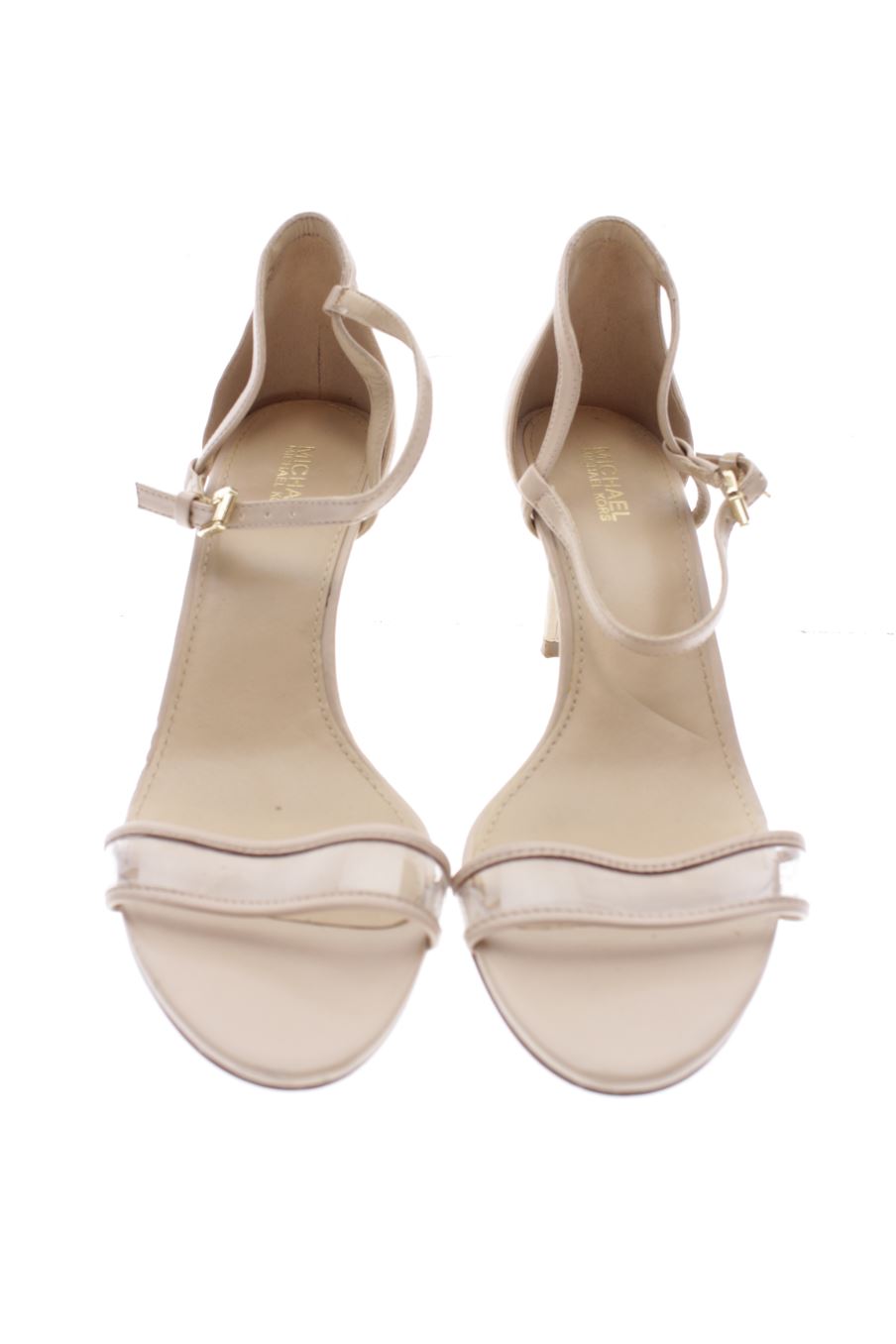 Sandalias tacon de Michael Kors de la talla 40, de color beige de