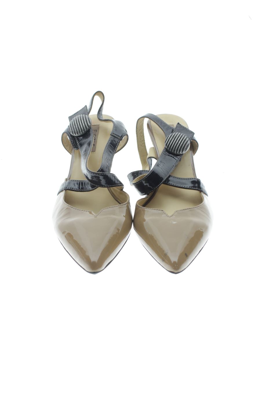 Sandalias tacon de FUGITIVE de la talla 37, de color marrón de