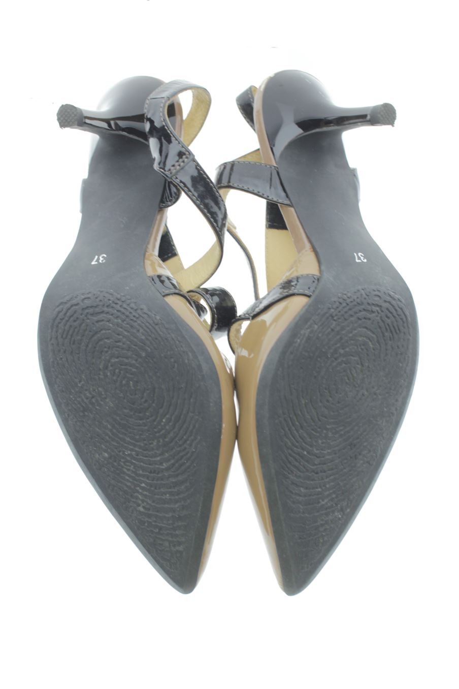 Sandalias tacon de FUGITIVE de la talla 37, de color marrón de