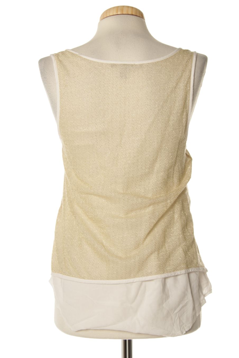 Top de Mango de la talla S, de color beige