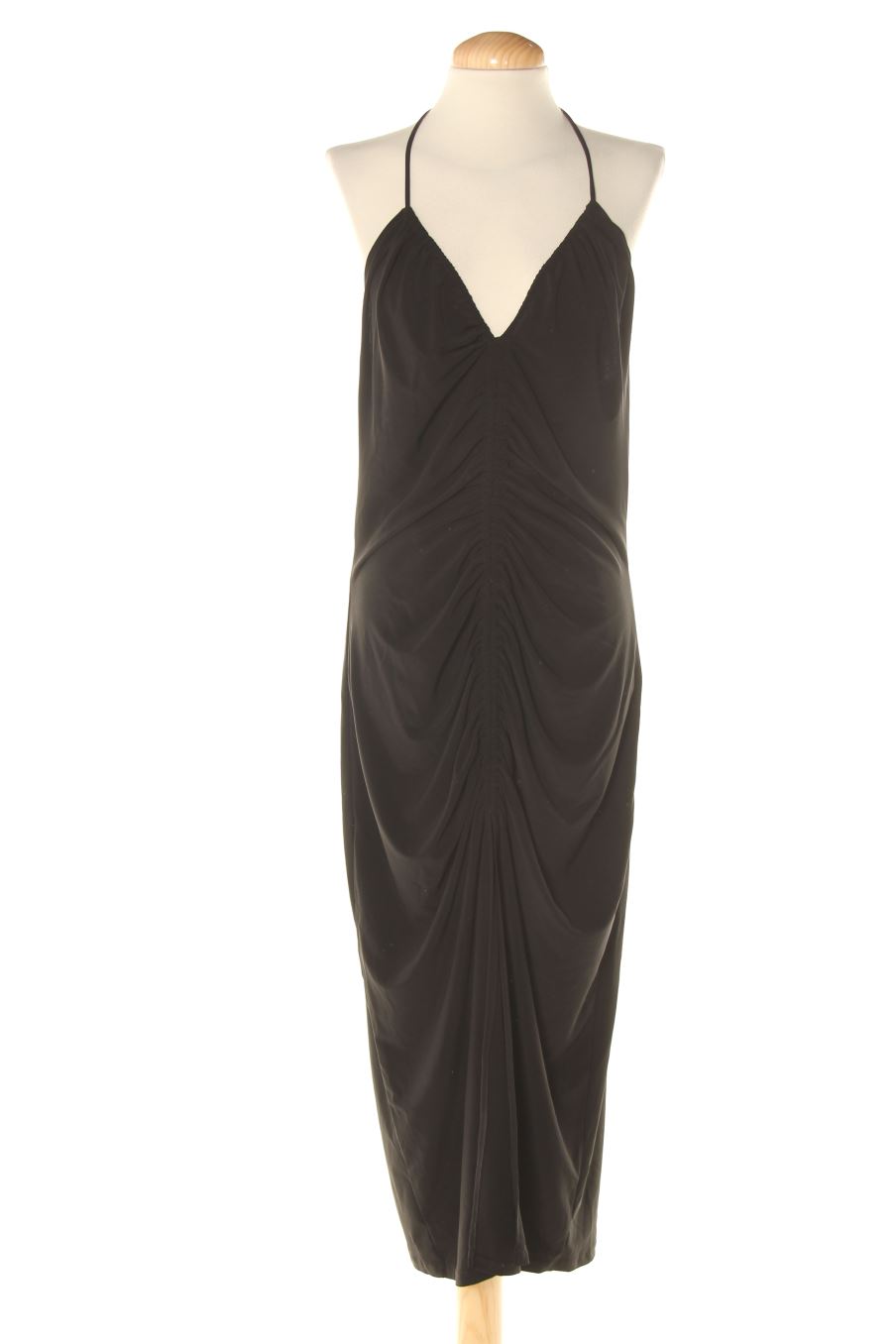 Vestido casual de Zara de la talla L, de color negro