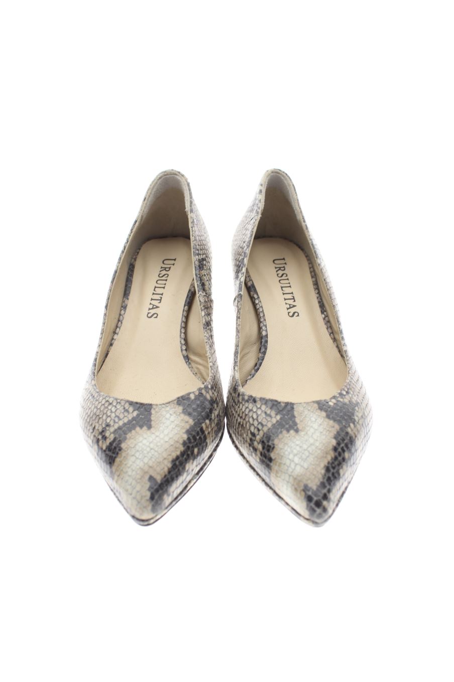 Zapatos de tacon de URSULITAS de la talla 36, de color animal print de