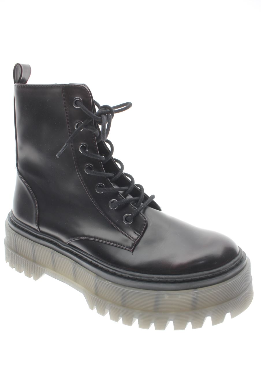 Botines de Bershka de la talla 38, de color negro de