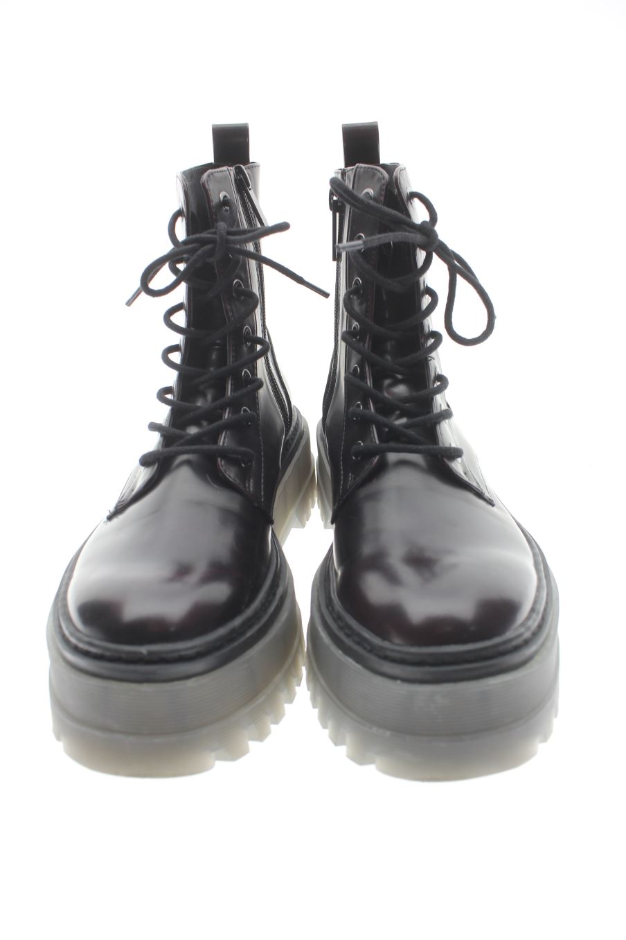 Botines de Bershka de la talla 38, de color negro de
