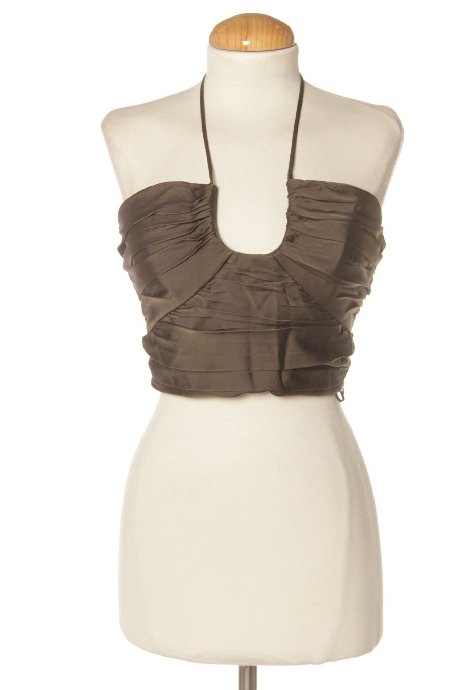 Top de Zara de la talla S, de color verde