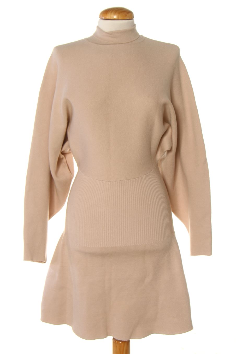 Robe casual Zara de la taille S, de couleur beige