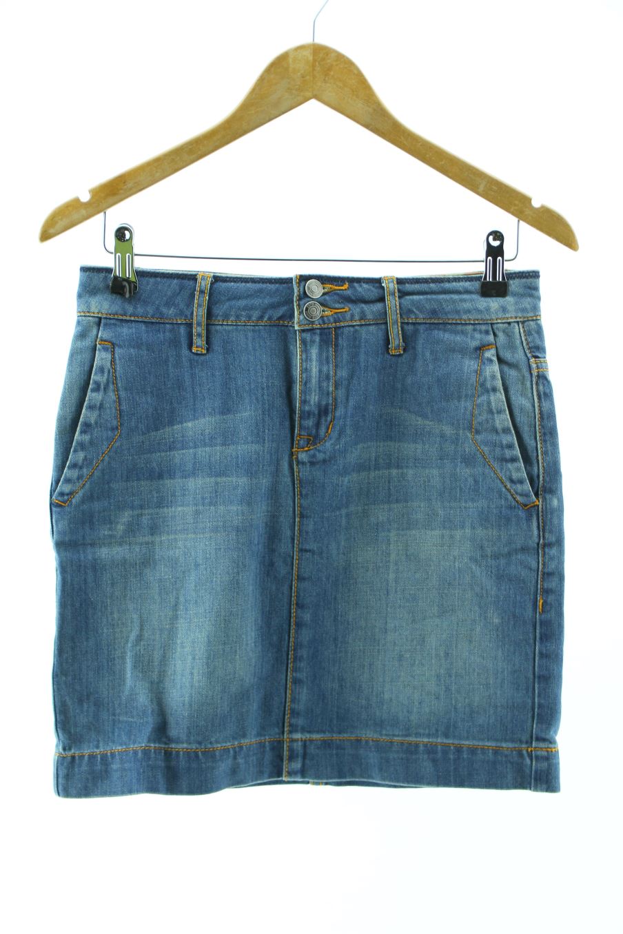 Jupe Zero de la taille 34, de couleur bleu de denim