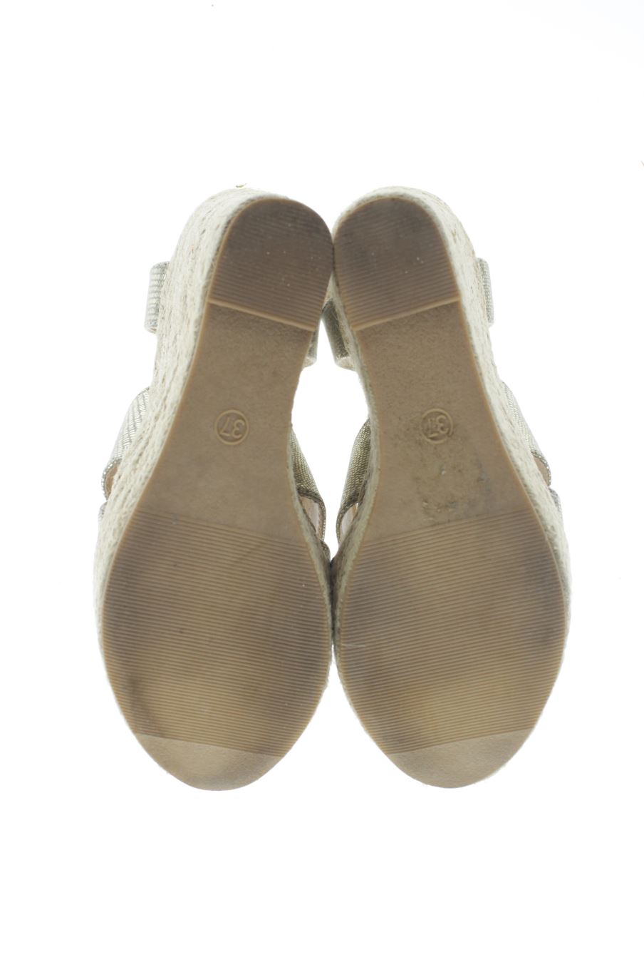 Plataformas de Benini de la talla 37, de color dorado de