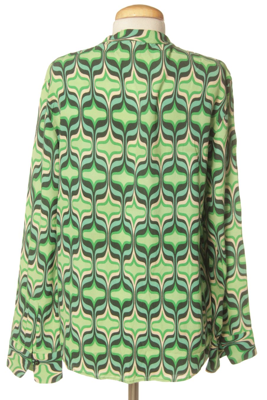 Blusa de manga larga de Zara de la talla M, de color estampado