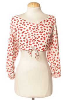 Blouse à manches longues M Bershka