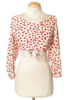 Blusa de manga larga M Bershka, foto 1 de 2