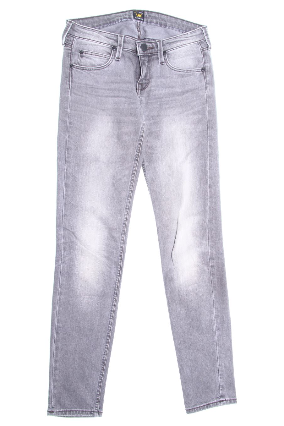 Jeans von Lee Größe 34, Farbe Grau, aus Jeanskleidung für