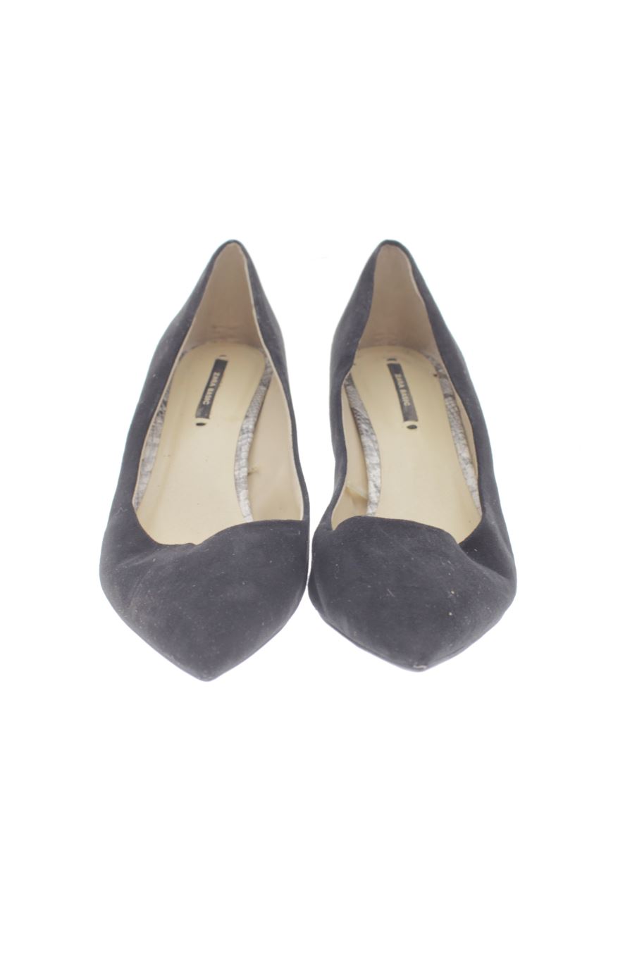 Zapatos de tacon de Zara de la talla 37, de color negro de