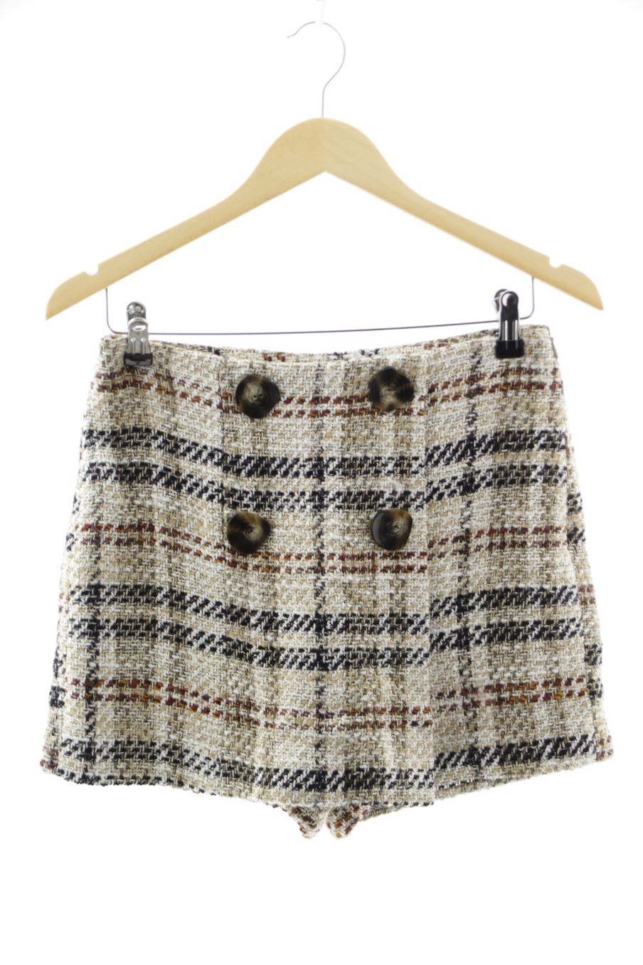 Shorts Zara de la taille M, de couleur carreaux