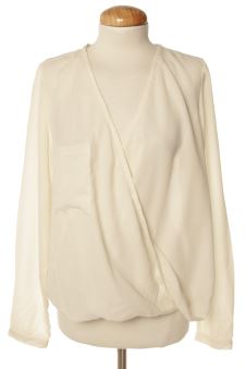 Langärmelige Bluse L SUITEBLANCO