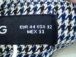 Pantalon Mango de la taille 44, de couleur gris