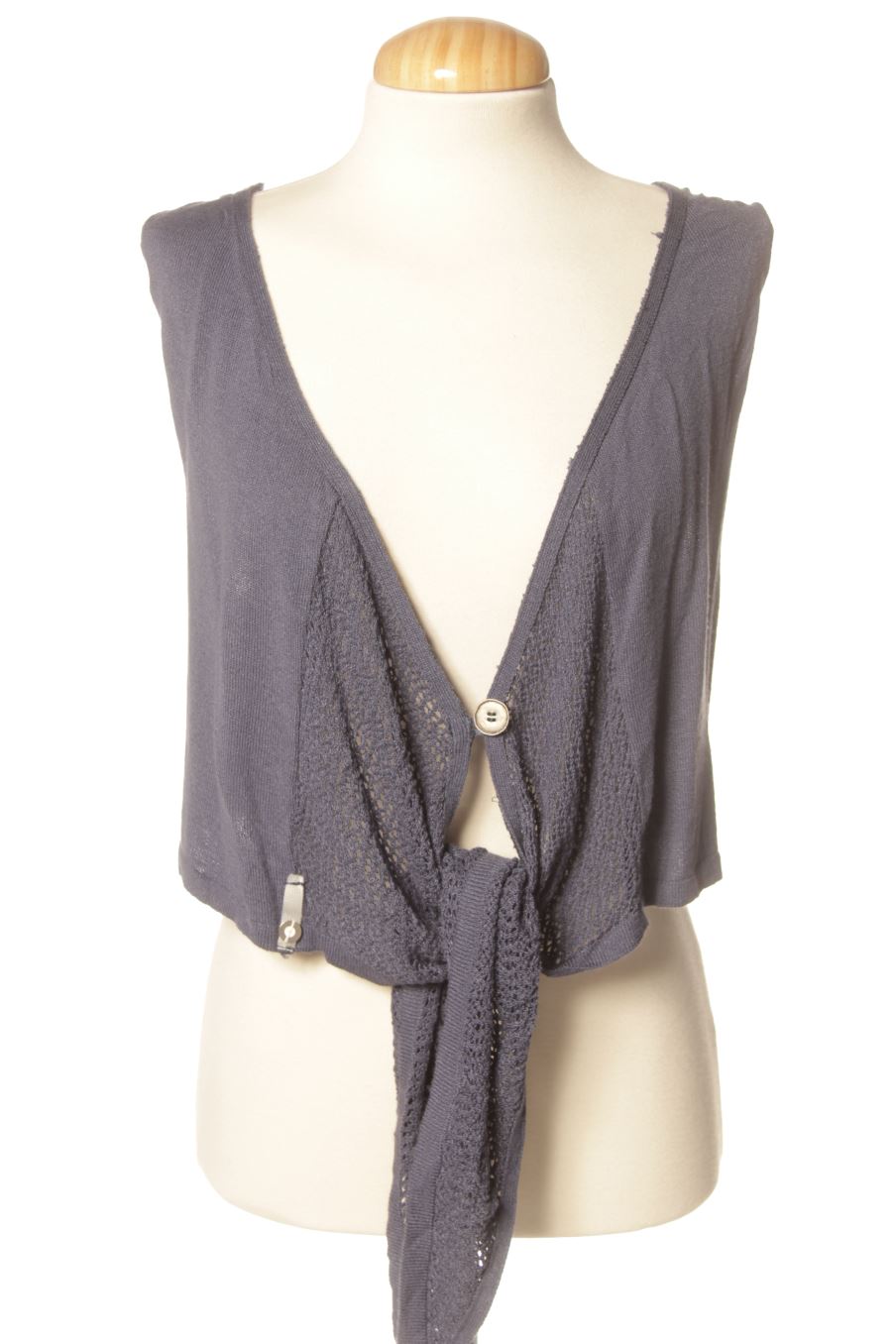 Gilet Caty Lesca de la taille M, de couleur bleu