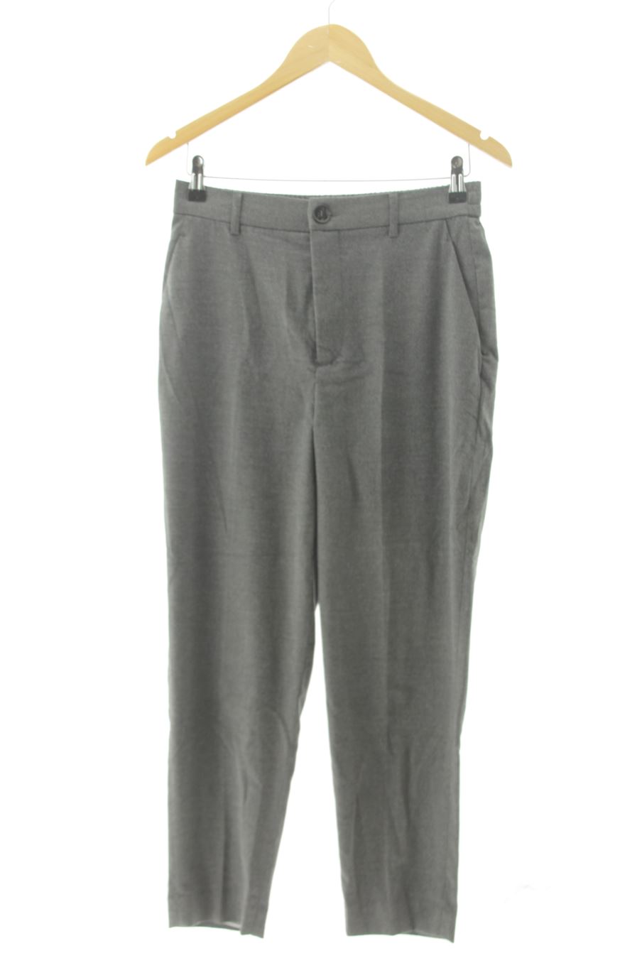 Pantalón de Zara de la talla S, de color gris