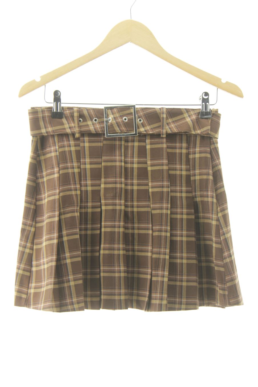 Falda de Stradivarius de la talla M, de color marrón